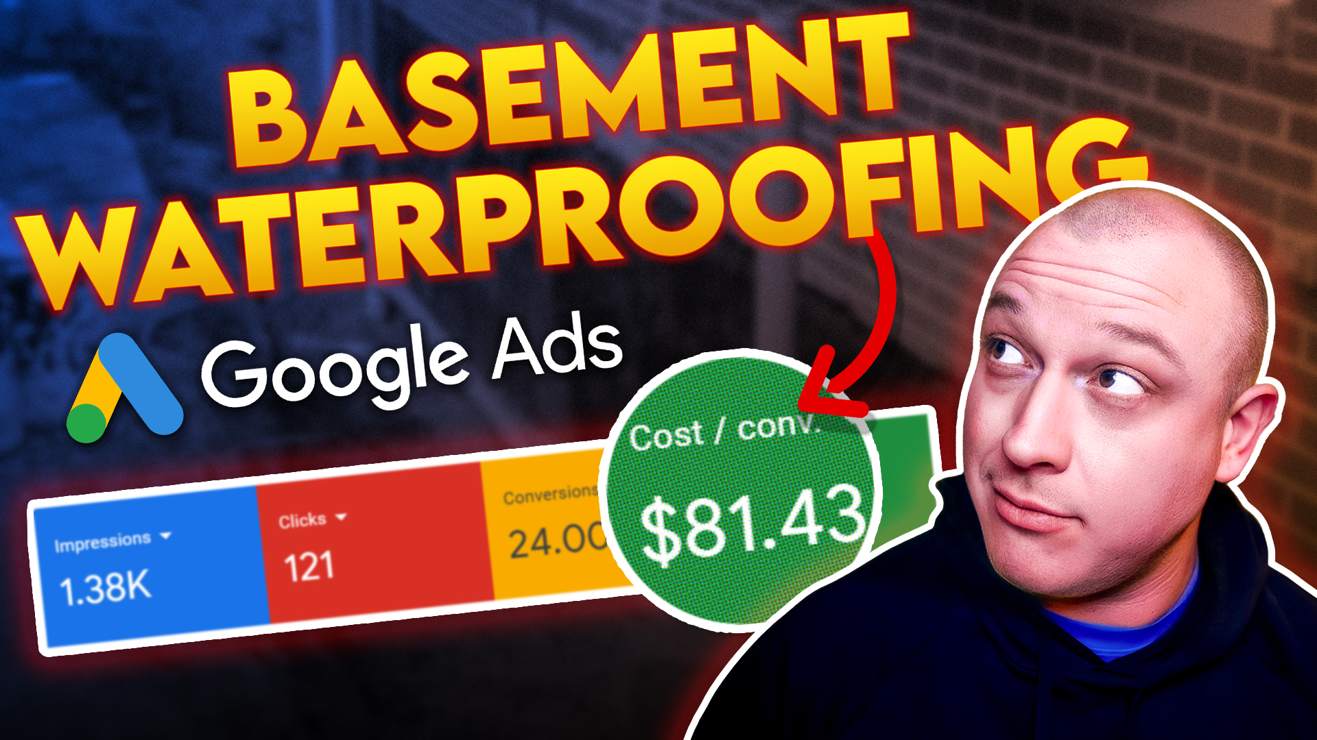 basement waterproofing google ads ppc